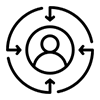 Client-Centric Project Management Icon