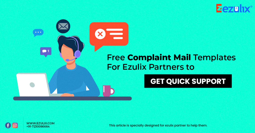 free mail complaint templates for ezulix partners