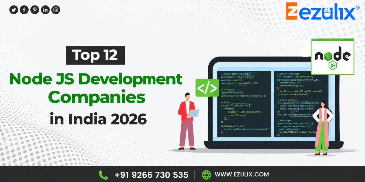 NodeJS Development Companies in India