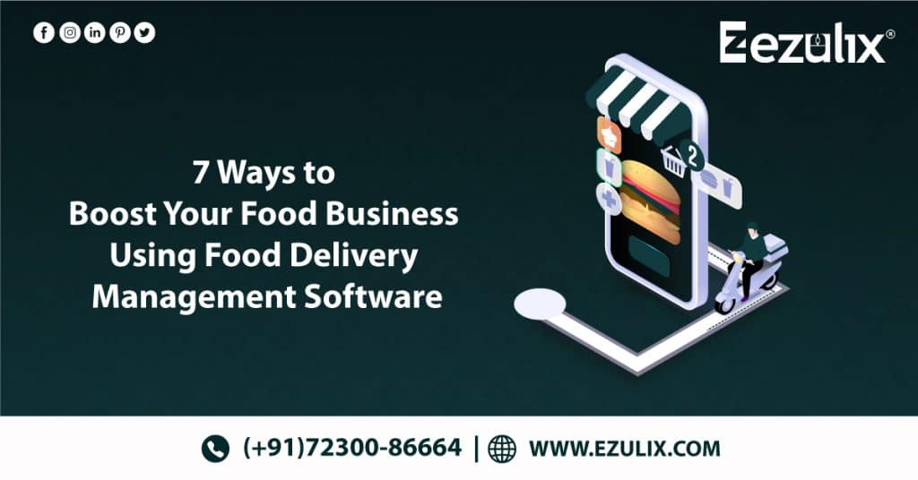 Food Delivery Management Software