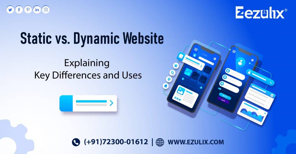 dynamic website development services