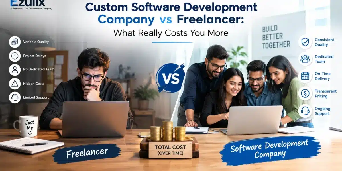 Custom Software Development Company vs Freelancer What Really Costs You